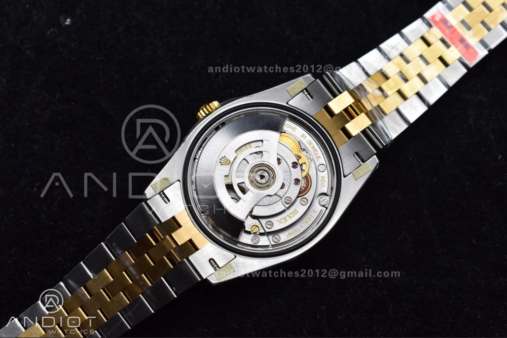 DateJust 36 SS RG 126231 VSF 1:1 Best Edition 904L Steel Gray Dial Green Roman Marker on Jubilee Bracelet VS3235