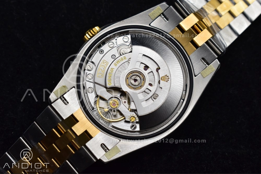 DateJust 36 SS RG 126231 VSF 1:1 Best Edition 904L Steel Gray Dial Green Roman Marker on Jubilee Bracelet VS3235