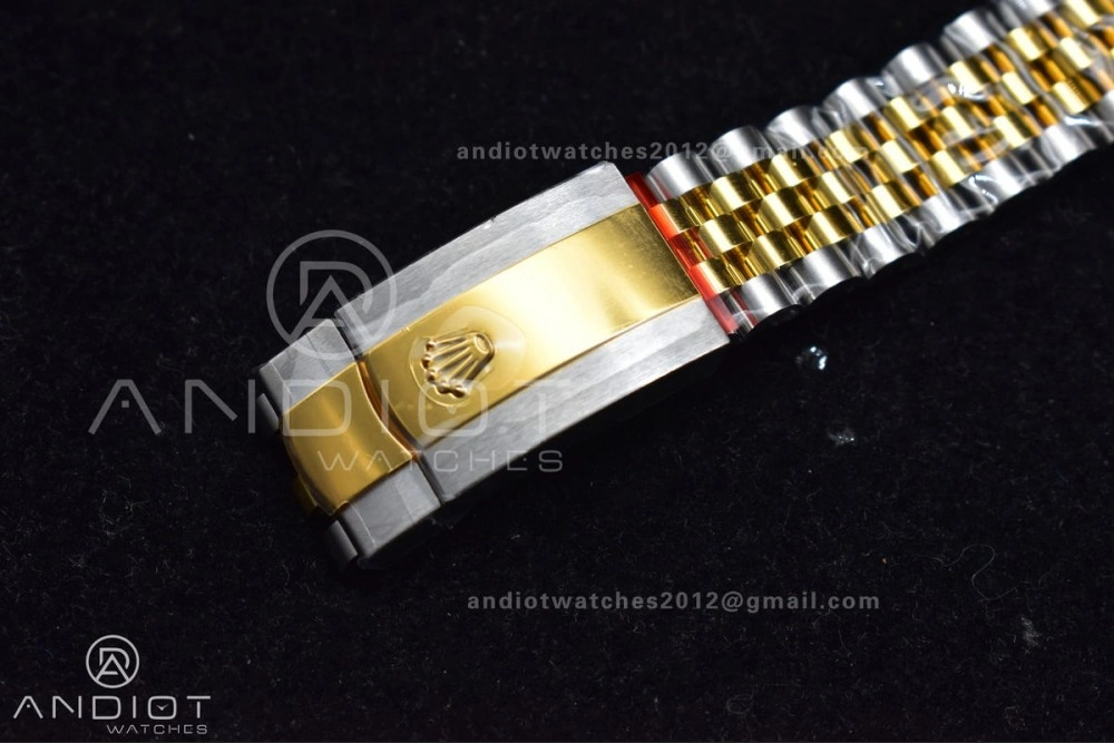 DateJust 36 SS YG 126231 VSF 1:1 Best Edition 904L Steel Gold Textured Dial on Jubilee Bracelet VS3235