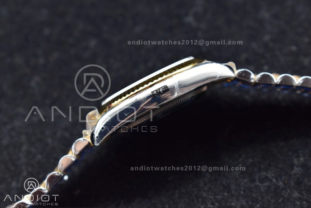 DateJust 36 SS YG 126231 VSF 1:1 Best Edition 904L Steel Gold Textured Dial on Jubilee Bracelet VS3235