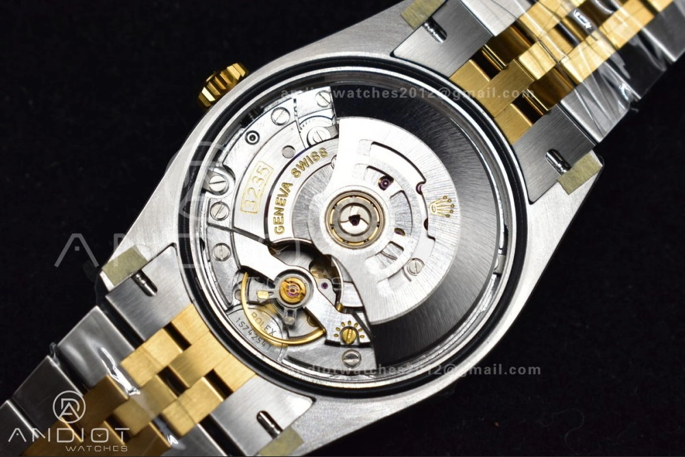 DateJust 36 SS YG 126231 VSF 1:1 Best Edition 904L Steel Gold Textured Dial on Jubilee Bracelet VS3235