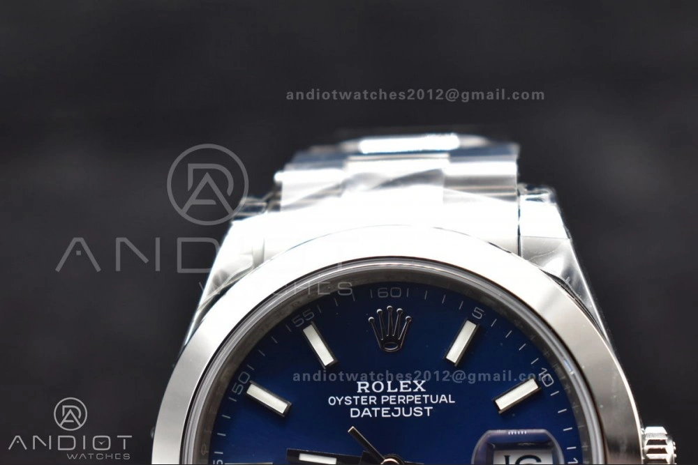 DateJust 41 126300 904L SS VSF 1:1 Best Edition Blue Dial on Oyster Bracelet VS3235