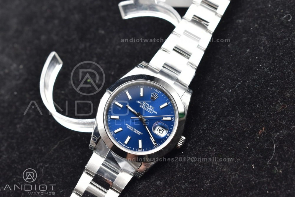 DateJust 41 126300 904L SS VSF 1:1 Best Edition Blue Dial on Oyster Bracelet VS3235