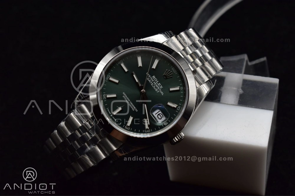 DateJust 41 126300 904L SS VSF 1:1 Best Edition Green Dial On Jubilee Bracelet VS3235