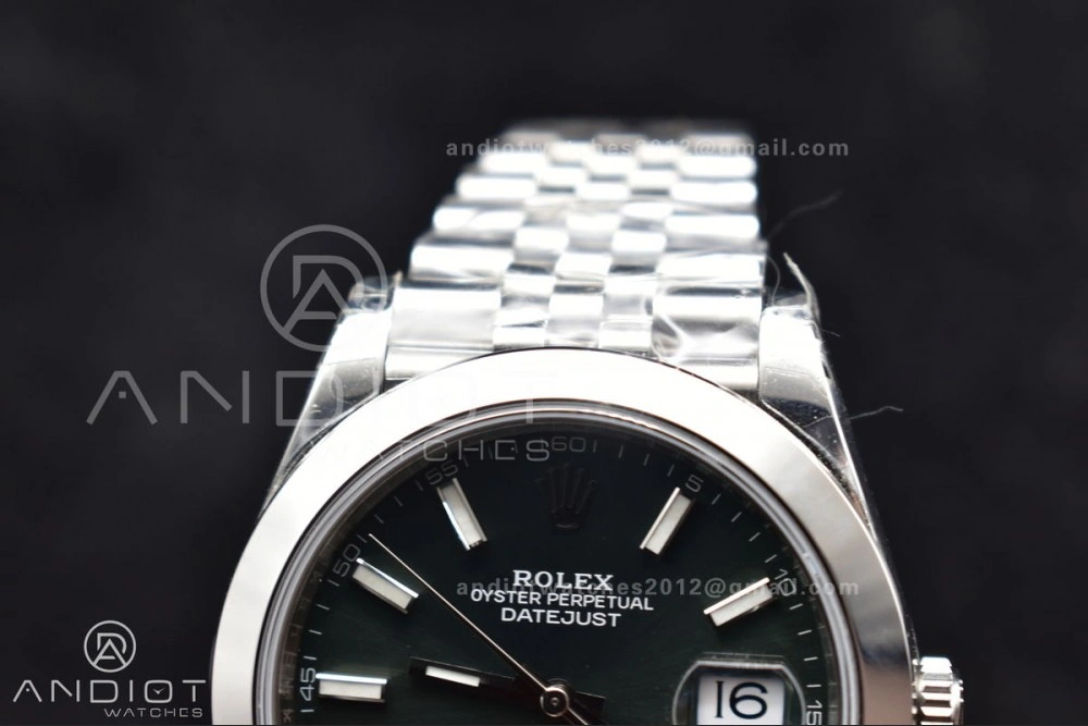 DateJust 41 126300 904L SS VSF 1:1 Best Edition Green Dial On Jubilee Bracelet VS3235