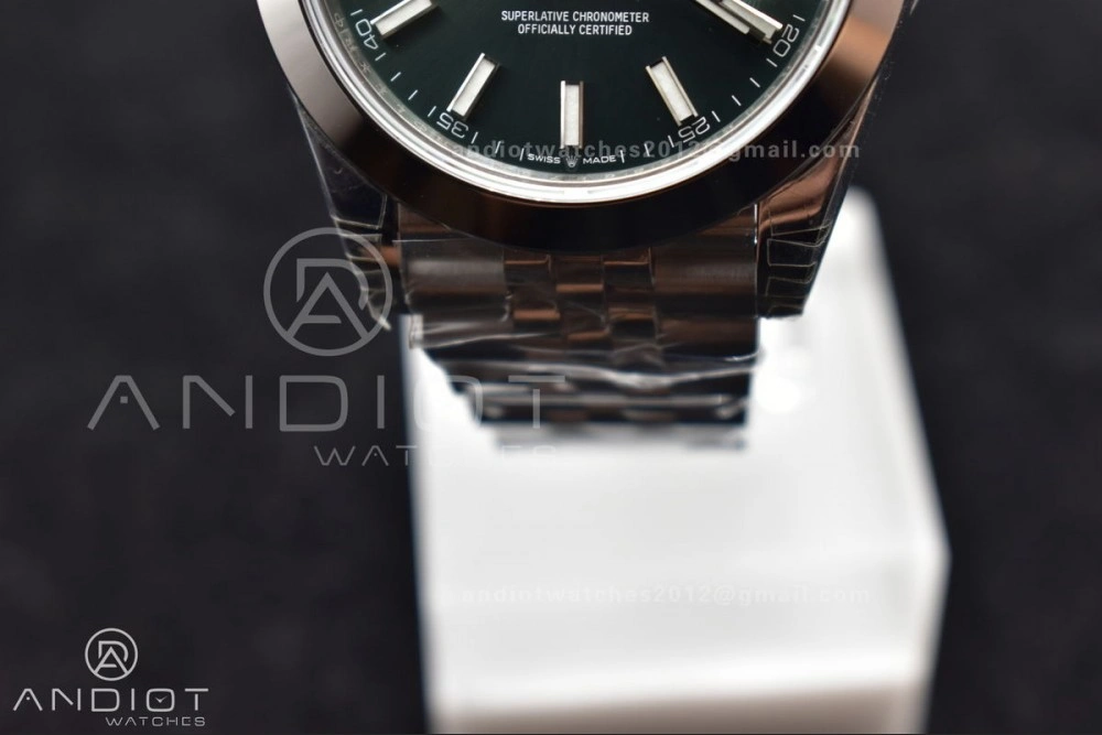 DateJust 41 126300 904L SS VSF 1:1 Best Edition Green Dial On Jubilee Bracelet VS3235