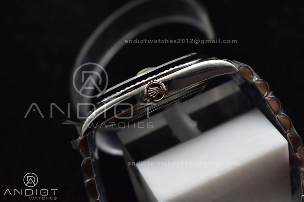 DateJust 41 126330 904L SS VSF 1:1 Best Edition Gray Dial Green Roman on Jubilee Bracelet VS3235