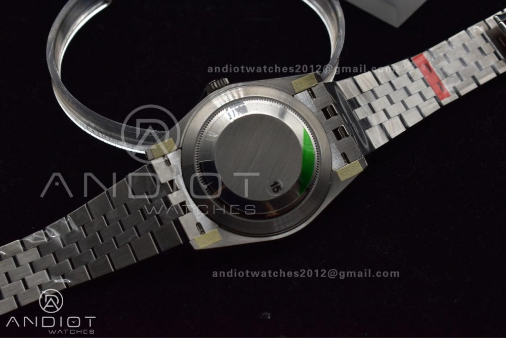 DateJust 41 126330 904L SS VSF 1:1 Best Edition Gray Dial Green Roman on Jubilee Bracelet VS3235