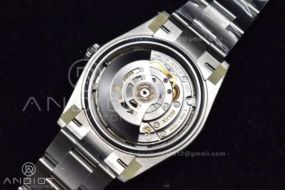 DateJust 41 126330 904L SS VSF 1:1 Best Edition Gray Dial Green Roman on Oyster Bracelet VS3235