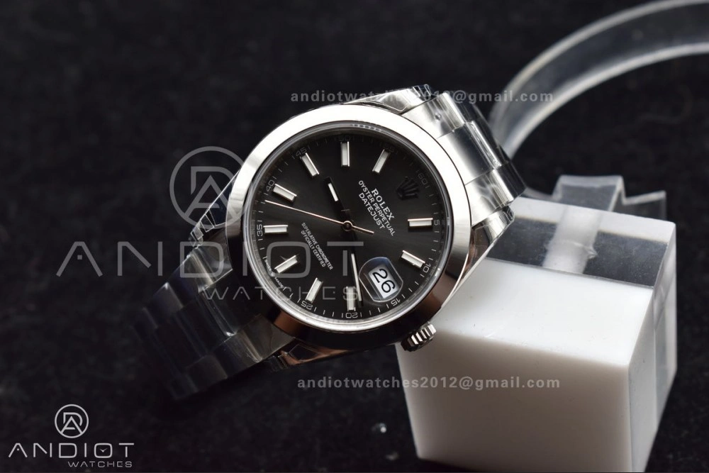 DateJust 41 126330 904L SS VSF 1:1 Best Edition Rhodium Grey Dial On Oyster Bracelet VS3235