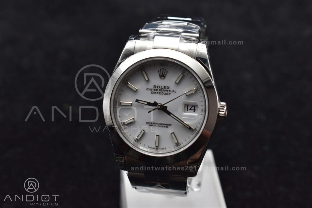 DateJust 41 126330 904L SS VSF 1:1 Best Edition White Dial on Oyster Bracelet VS3235