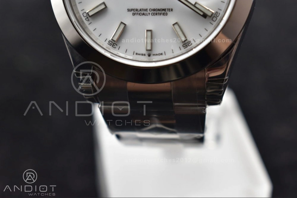 DateJust 41 126330 904L SS VSF 1:1 Best Edition White Dial on Oyster Bracelet VS3235