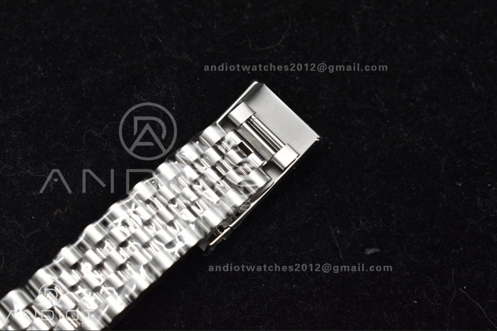 DateJust 41 126330 Wimbledon 904L SS ARF 1:1 Best Edition Gray Dial Green Roman On Jubilee Bracelet Vr3235