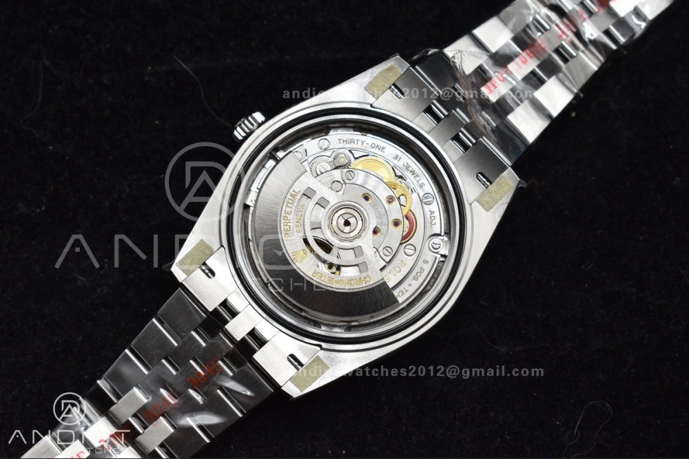 DateJust 41 126330 Wimbledon 904L SS ARF 1:1 Best Edition Gray Dial Green Roman On Jubilee Bracelet Vr3235