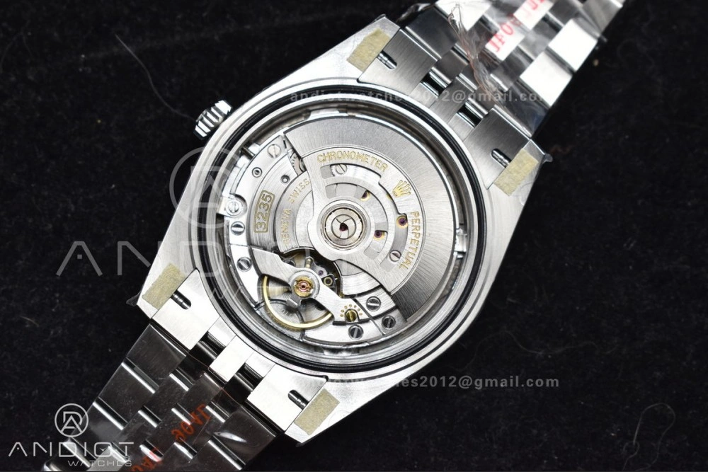 DateJust 41 126330 Wimbledon 904L SS ARF 1:1 Best Edition Gray Dial Green Roman On Jubilee Bracelet Vr3235