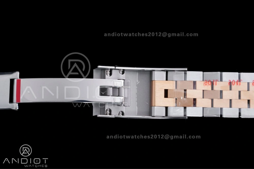DateJust 41 126331 Clean 1:1 Best Edition 904L Steel Champagne Dial on SS RG Jubilee Bracelet SH3235