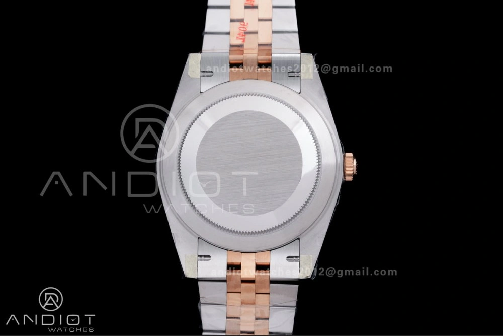 DateJust 41 126331 Clean 1:1 Best Edition 904L Steel Champagne Dial on SS RG Jubilee Bracelet SH3235