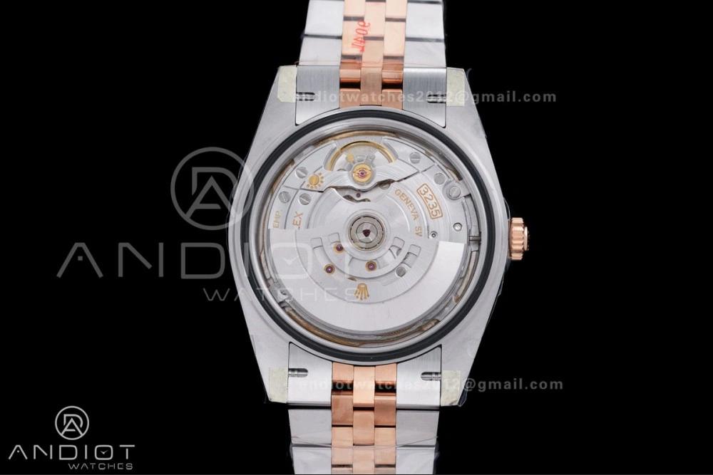 DateJust 41 126331 Clean 1:1 Best Edition 904L Steel Champagne Dial on SS RG Jubilee Bracelet SH3235