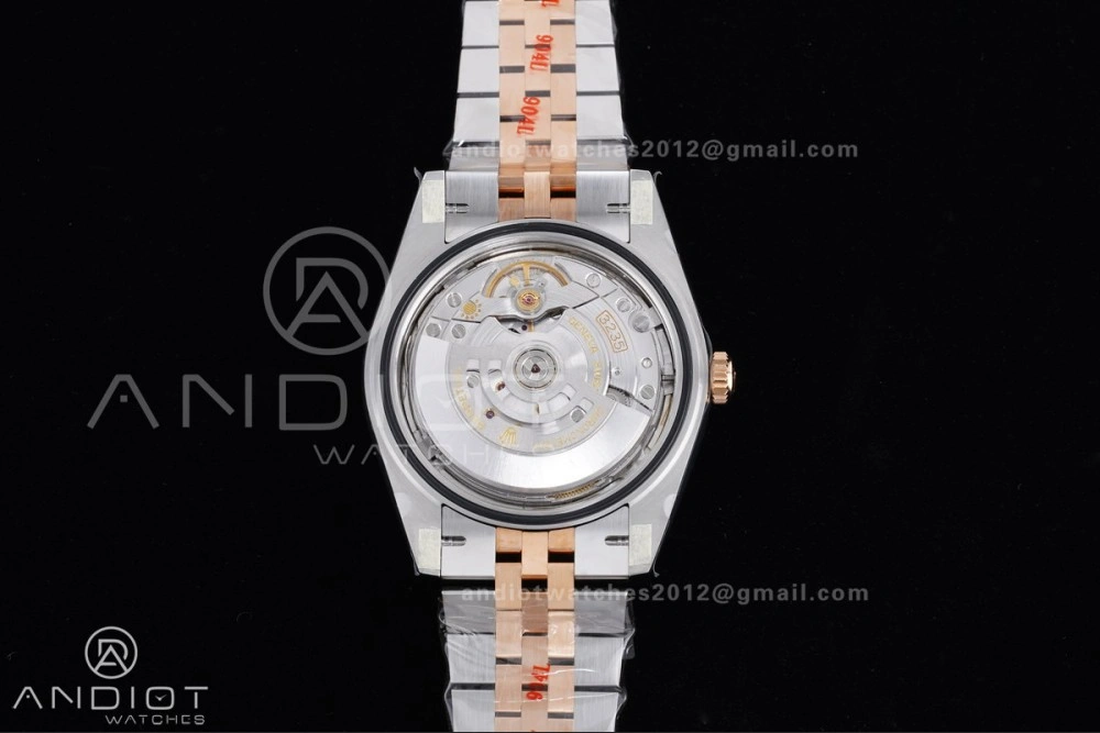 DateJust 41 126331 Clean 1:1 Best Edition 904L Steel RG Diamonds Dial on SS RG Jubilee Bracelet SH3235