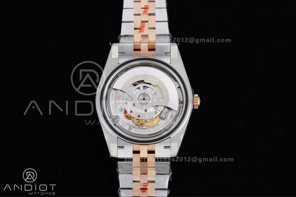 DateJust 41 126331 Clean 1:1 Best Edition 904L Steel RG Diamonds Dial on SS RG Jubilee Bracelet SH3235