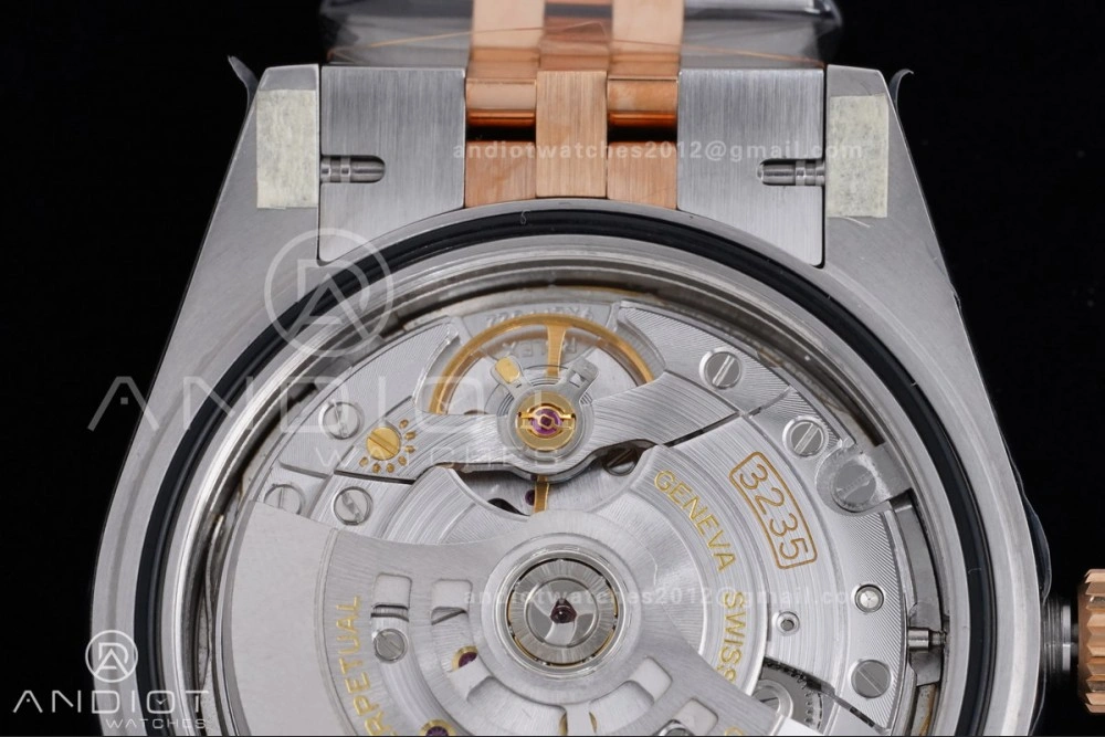 DateJust 41 126331 Clean 1:1 Best Edition 904L Steel RG Diamonds Dial on SS RG Jubilee Bracelet SH3235