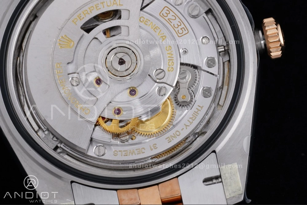 DateJust 41 126331 Clean 1:1 Best Edition 904L Steel RG Diamonds Dial on SS RG Jubilee Bracelet SH3235