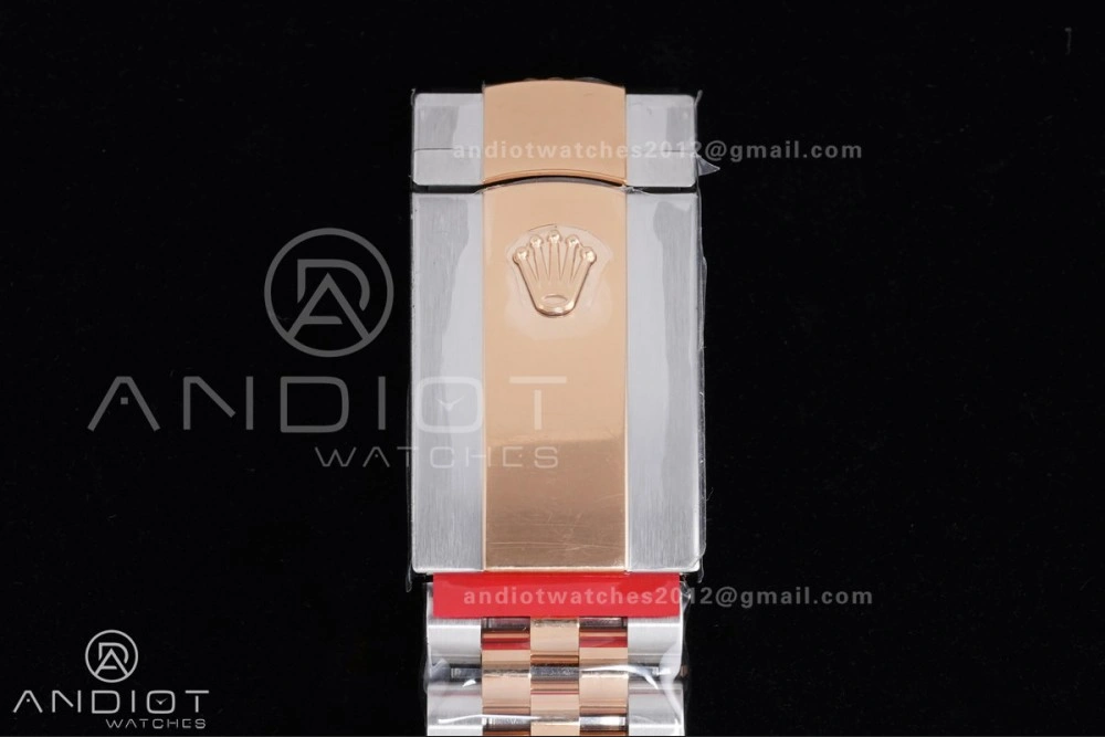 DateJust 41 126331 Clean 1:1 Best Edition 904L Steel RG Diamonds Dial on SS RG Jubilee Bracelet SH3235