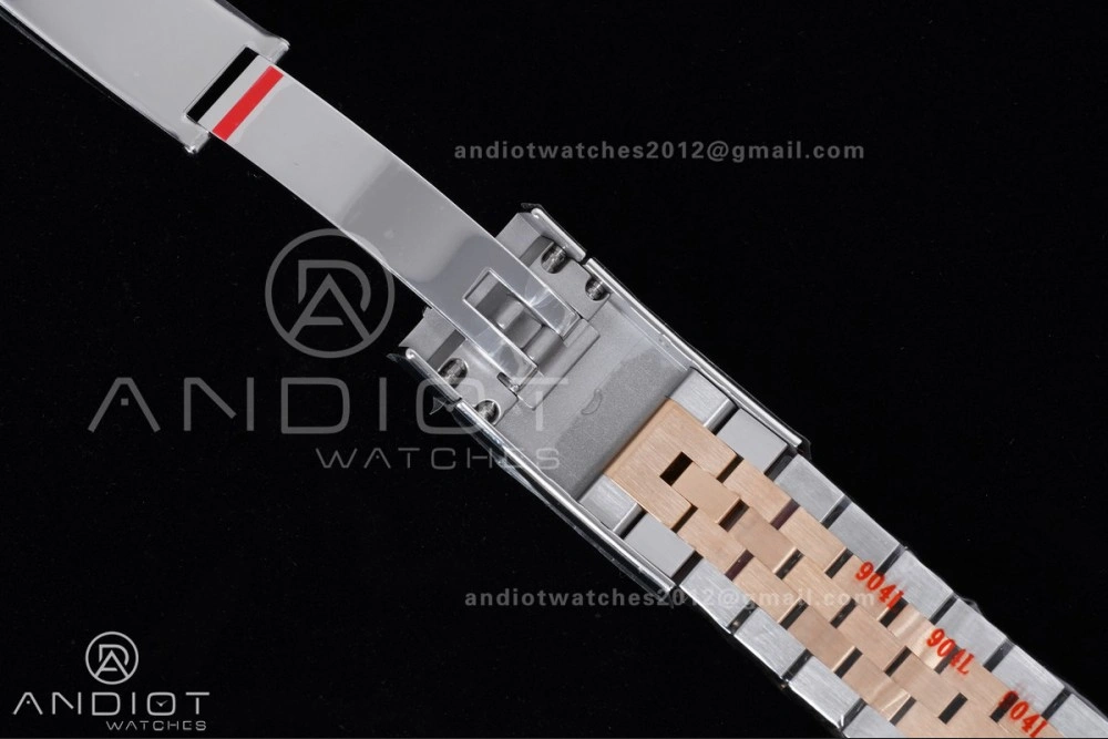 DateJust 41 126331 Clean 1:1 Best Edition 904L Steel RG Diamonds Dial on SS RG Jubilee Bracelet SH3235