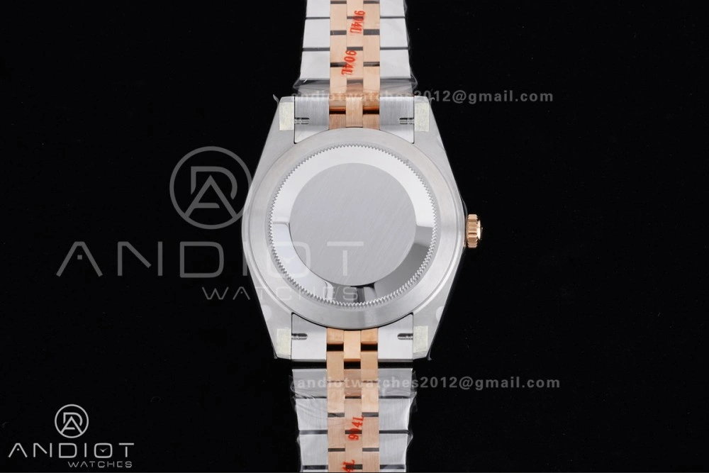 DateJust 41 126331 Clean 1:1 Best Edition 904L Steel RG Diamonds Dial on SS RG Jubilee Bracelet SH3235