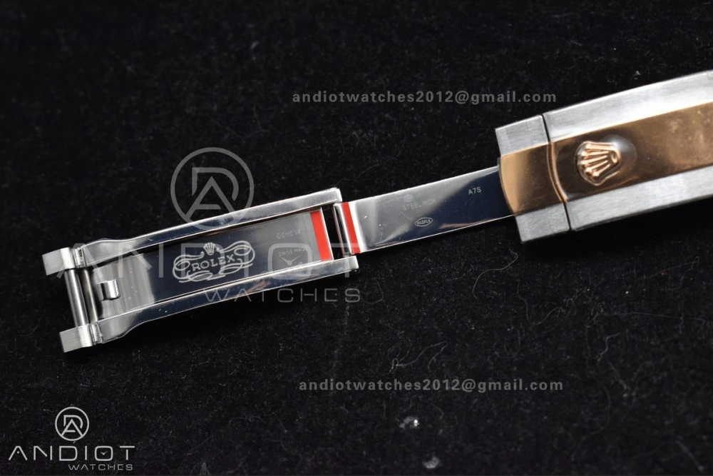 DateJust 41 126331 Clean 1:1 Best Edition 904L Steel RG Diamonds Dial on SS RG Jubilee Bracelet VR3235