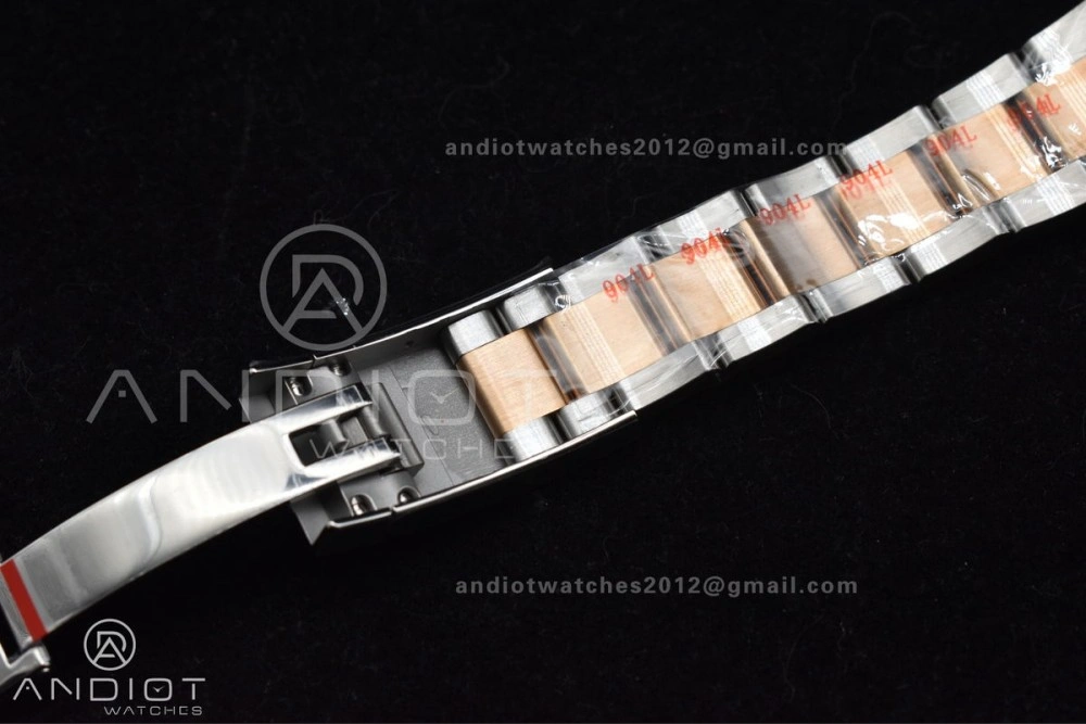 DateJust 41 126331 Clean 1:1 Best Edition 904L Steel RG Diamonds Dial on SS RG Jubilee Bracelet VR3235