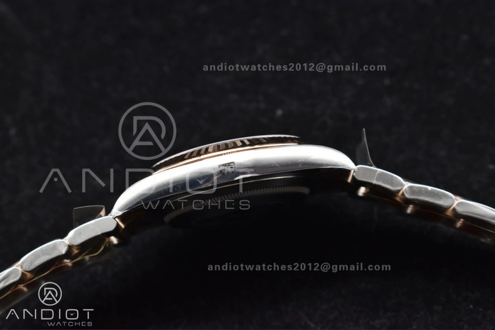 DateJust 41 126331 Clean 1:1 Best Edition 904L Steel RG Diamonds Dial on SS RG Jubilee Bracelet VR3235