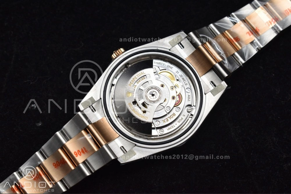 DateJust 41 126331 Clean 1:1 Best Edition 904L Steel RG Diamonds Dial on SS RG Jubilee Bracelet VR3235