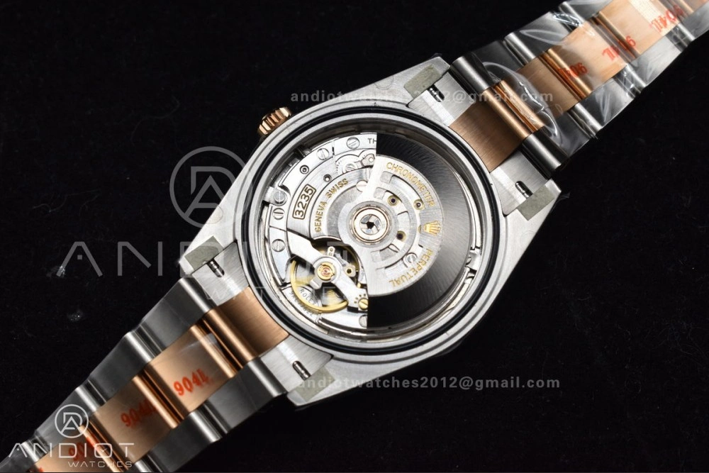 DateJust 41 126331 Clean 1:1 Best Edition 904L Steel RG Diamonds Dial on SS RG Jubilee Bracelet VR3235