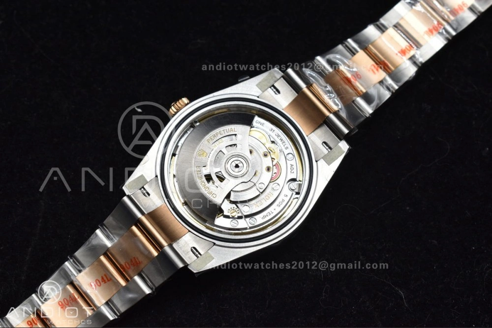 DateJust 41 126331 Clean 1:1 Best Edition 904L Steel White MOP Diamonds Dial RG on Jubilee Bracelet VR3235