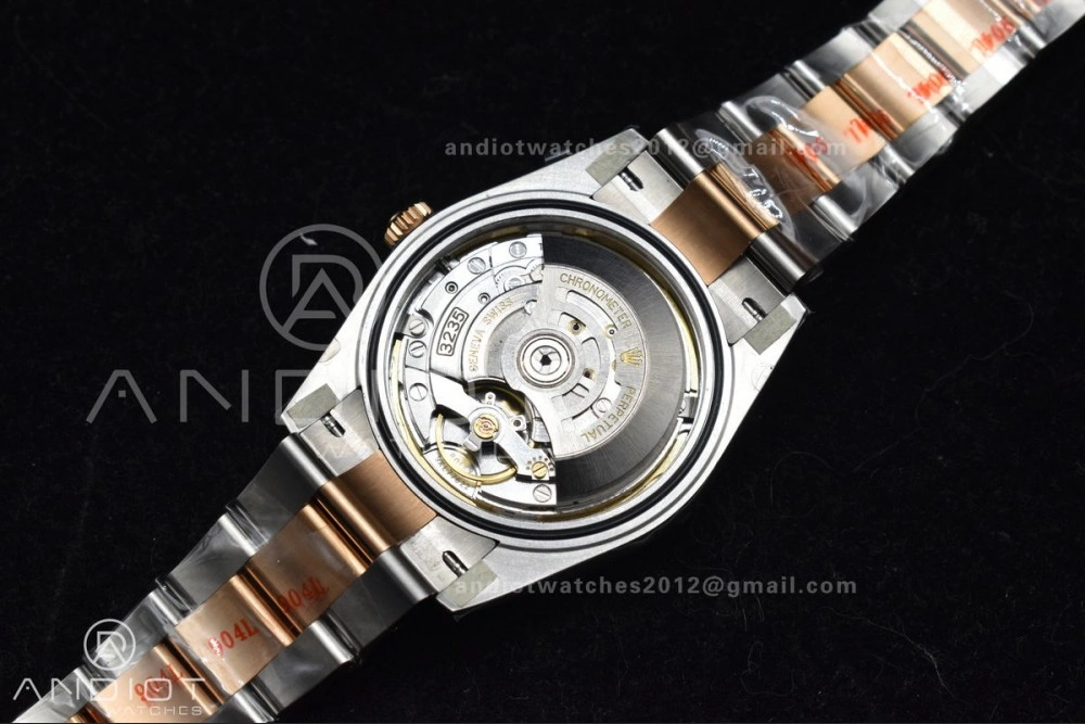 DateJust 41 126331 Clean 1:1 Best Edition 904L Steel White MOP Diamonds Dial RG on Jubilee Bracelet VR3235