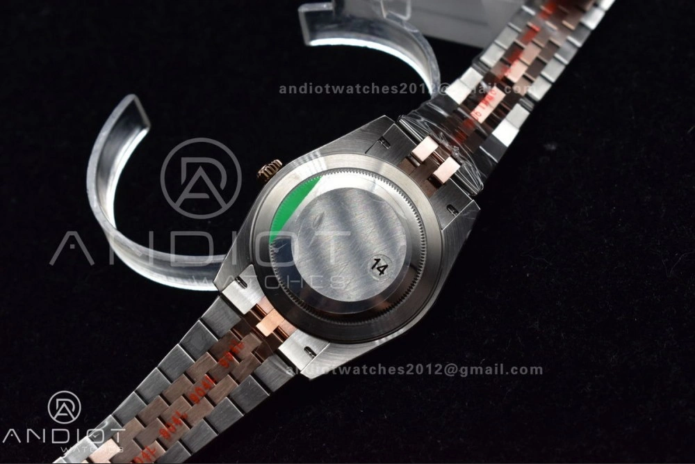 DateJust 41 126331 VSF 1:1 Best Edition 904L Steel Brown Dial on SS RG Jubilee Bracelet VS3235