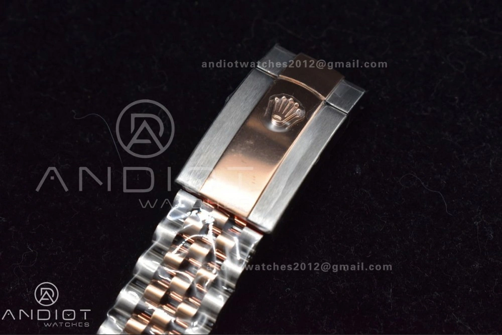 DateJust 41 126331 VSF 1:1 Best Edition 904L Steel Brown Dial on SS RG Jubilee Bracelet VS3235