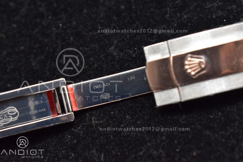 DateJust 41 126331 VSF 1:1 Best Edition 904L Steel Brown Dial on SS RG Jubilee Bracelet VS3235