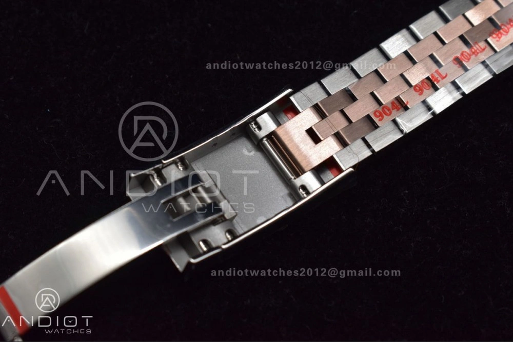 DateJust 41 126331 VSF 1:1 Best Edition 904L Steel Brown Dial on SS RG Jubilee Bracelet VS3235