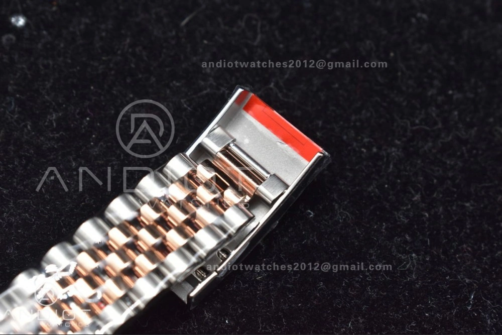 DateJust 41 126331 VSF 1:1 Best Edition 904L Steel Brown Dial on SS RG Jubilee Bracelet VS3235