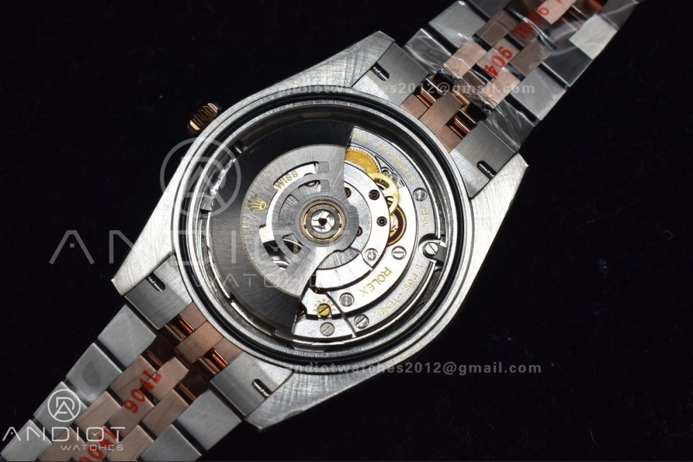 DateJust 41 126331 VSF 1:1 Best Edition 904L Steel Brown Dial on SS RG Jubilee Bracelet VS3235