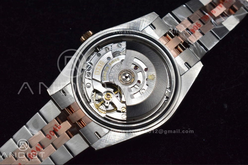 DateJust 41 126331 VSF 1:1 Best Edition 904L Steel Brown Dial on SS RG Jubilee Bracelet VS3235