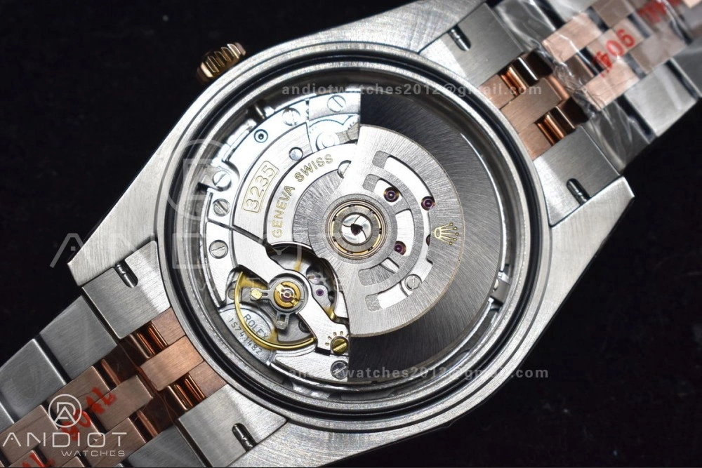 DateJust 41 126331 VSF 1:1 Best Edition 904L Steel Brown Dial on SS RG Jubilee Bracelet VS3235