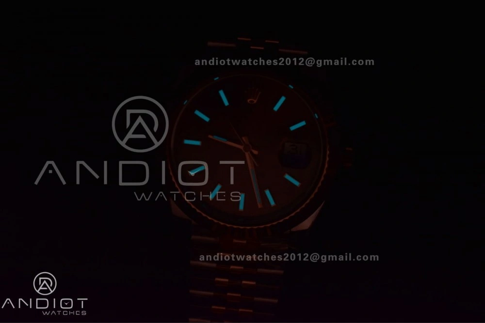 DateJust 41 126331 VSF 1:1 Best Edition 904L Steel Brown Dial on SS RG Jubilee Bracelet VS3235