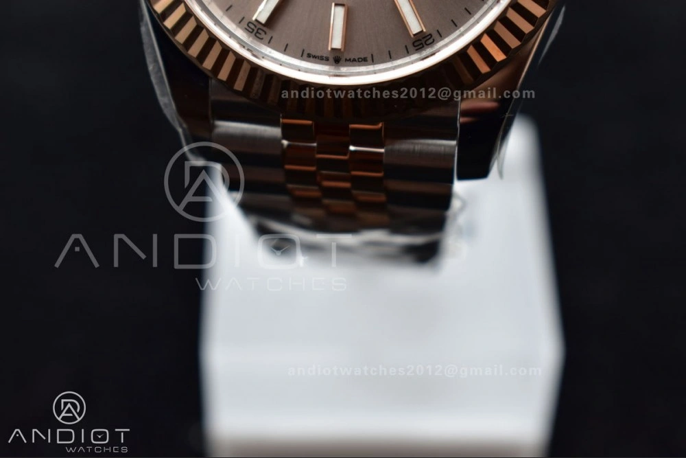 DateJust 41 126331 VSF 1:1 Best Edition 904L Steel Rose Gold Dial On SS RG Jubilee Bracelet VS3235