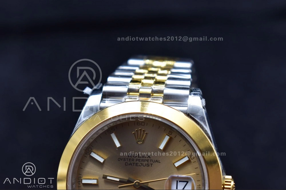DateJust 41 126331 VSF 1:1 Best Edition 904L Steel Yellow Gold Dial On SS YG Jubilee Bracelet VS3235