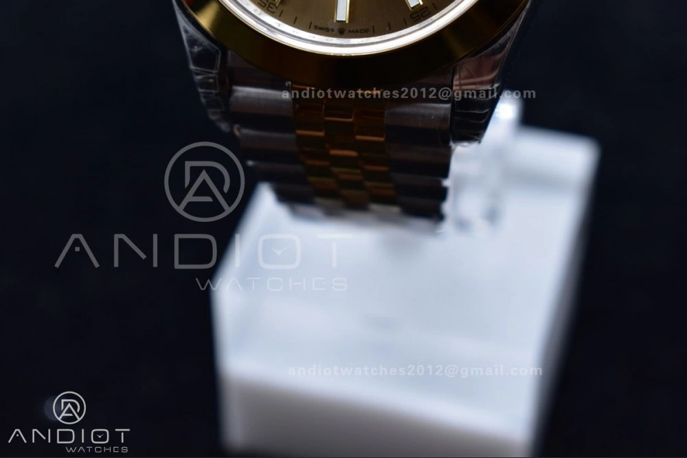 DateJust 41 126331 VSF 1:1 Best Edition 904L Steel Yellow Gold Dial On SS YG Jubilee Bracelet VS3235