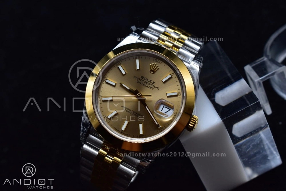 DateJust 41 126331 VSF 1:1 Best Edition 904L Steel Yellow Gold Dial On SS YG Jubilee Bracelet VS3235