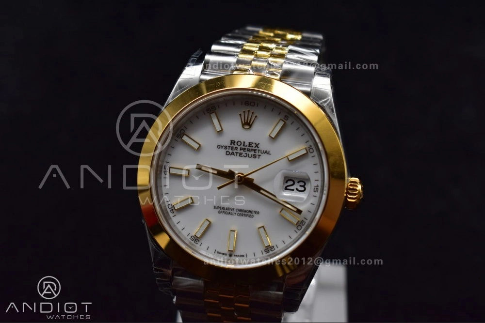 DateJust 41 126331 VSF 1:1 Best Edition 904L Steel Yellow Gold Dial On SS YG Jubilee Bracelet VS3235
